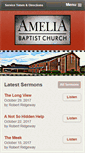 Mobile Screenshot of ameliabaptistchurch.org
